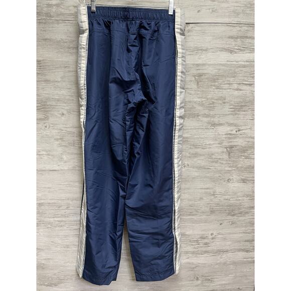 Vtg Nike Track Pants Mens Large Blue Warmup Snap Breakaway Gray Tag Y2K - Picture 10 of 16